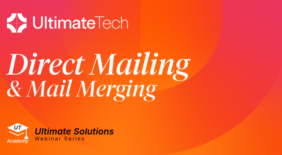 Direct Mailing and Mail Merging